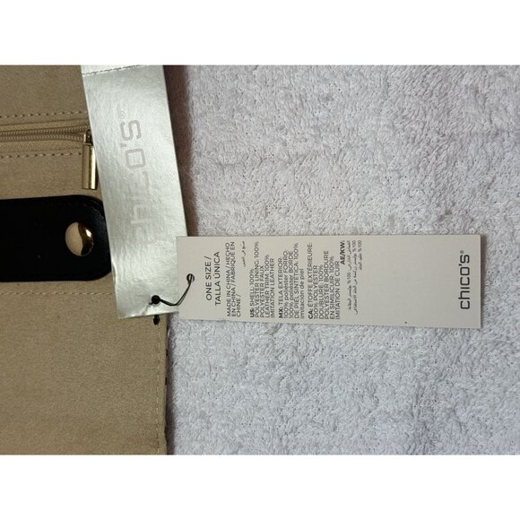 Chico's Animal Print Jewelry Roll Organizer With Tassel Closure - Picture 5 of 6